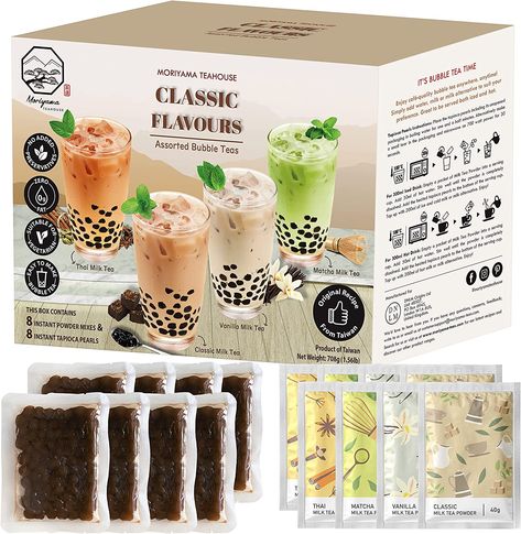 Bubble tea Bubble Boba, Thai Milk Tea, Bubble Tea Shop, Tapioca Pearls, Milk Alternatives, Tea Powder, Flavored Tea, Boba Tea, Tea Shop