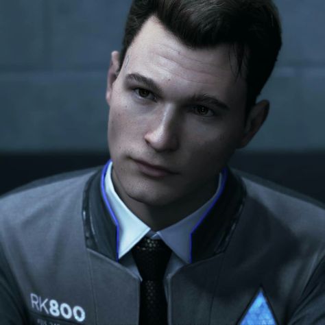 Connor RK800 Detroit Become Human  Cr : realconnorrk800 instagram Detroit: Become Human, Quantic Dream, Bryan Dechart, Detroit Become Human Connor, Human Icon, Becoming Human, Detroit Being Human, I Like Dogs, Detroit Become Human