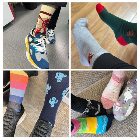 🌟 Happy Odd Sock Day! 🌟 Today, we celebrate the power of individuality and the beauty of diversity—one sock at a time! 🧦 At Finger Lakes Dental Care , we believe that just like mismatched socks, each of us brings something unique and valuable to the table. Whether it's our skills, perspectives, or experiences, it's the differences that make us stronger and more creative as a team. Odd Sock Day is a fun reminder that embracing our uniqueness helps build a more inclusive, supportive, and dyn... Odd Socks Day, Mismatched Socks, Finger Lakes, Crazy Socks, Something Unique, Dental Care, A Team, Socks, Bring It On