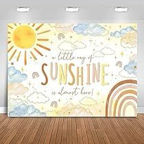 Backdrop Boho, Photo Studio Props, Sunshine Baby Shower, Baby Backdrop, Sunshine Baby Showers, Banner Photo, Shower Backdrop, Boy Decor, Decoration Photo