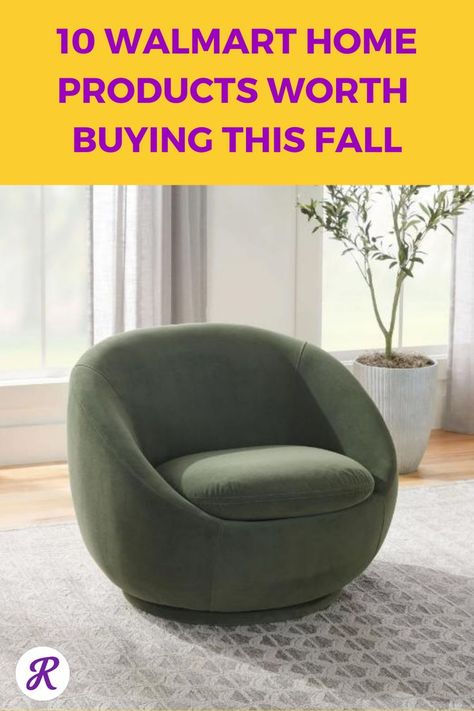 Walmart has a stunning collection of affordable home decor inspiration this fall, including the Better Homes & Gardens Mira Swivel Chair, perfect for cozying up in style. ‎ From trendy mirrors to chic storage solutions, these luxe-for-less finds are ideal for sprucing up any space on a budget. ‎ Discover 10 must-have pieces recommended by an interior designer that will elevate your home without breaking the bank! #WalmartFinds #HomeDecorInspo #FallDecorIdeas Luxe For Less, Trendy Mirrors, Budget Advice, Walmart Home, Walmart Finds, Better Homes And Garden, Basement Remodel, Affordable Home Decor, Basement Remodeling