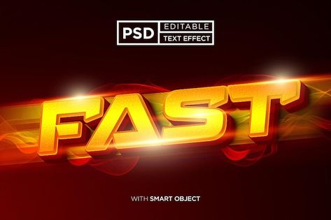 Fast Typography, Photoshop Digital Background, Logo Presentation, Photoshop Styles, Creative Photoshop, 3d Typography, Photoshop Plugins, Photoshop Effects, Photoshop Tips