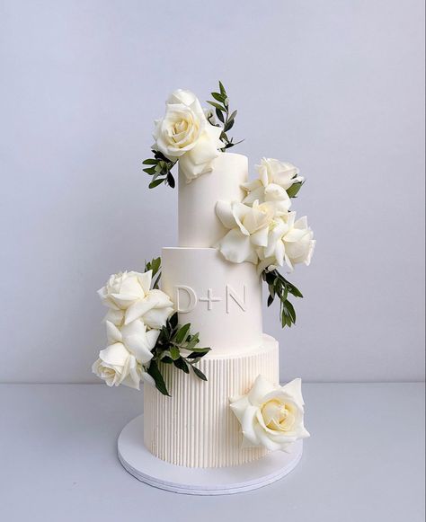 Publix Wedding Cake, K Cake, Disney Castle Cake, Wedding Cake With Initials, Textured Wedding Cakes, Geode Cake Wedding, Wedding Cake Pearls, Wedding Cake Fresh Flowers, Wedding Swag