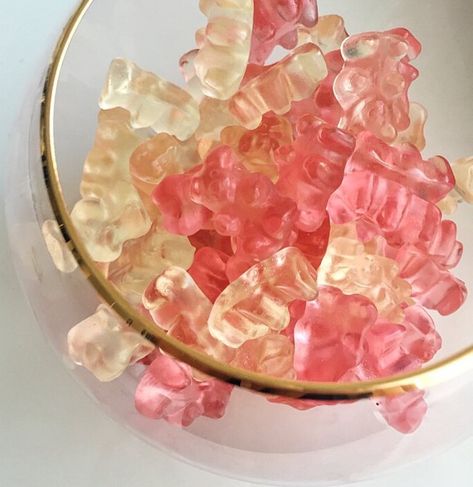 Breakaway Grace Reilly, Grace Reilly, Champagne Gummy Bears, Bts Core, Party Stations, Peach Aesthetic, Food Wallpaper, Sweet 16 Parties, Gummy Bear