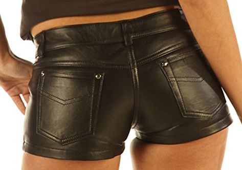 Black Jeans Style, Black Leather Shorts, Leather Jeans, Style Shorts, Shorts For Women, Global Market, Leather Shorts, Leather Top, Black Shorts