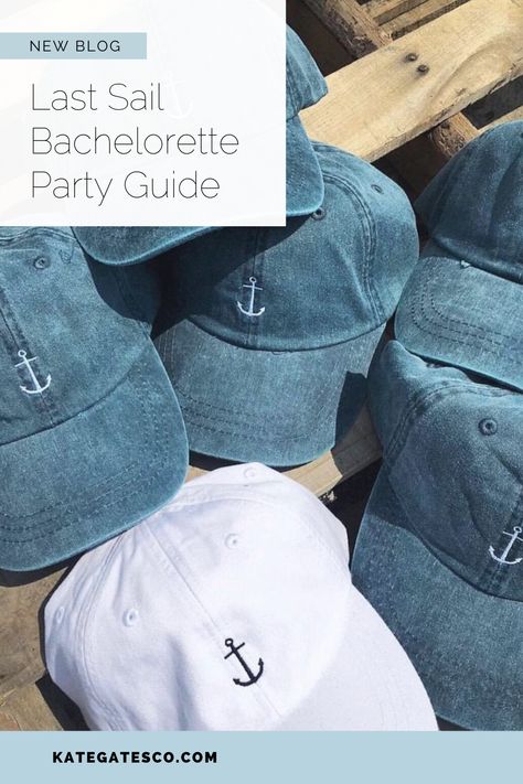 Anchor Bachelorette Party, Sailing Bachelorette Party, Boat Bachelorette Party, Bachelorette Party Lake, Bachelorette Party Hats, Cruise Bachelorette Party, Nautical Bachelorette Party, Blue Hats, Bachelorette Party Hat