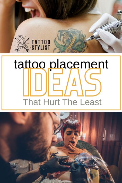 Too Much Tattoo, Snall Tattoos, Least Painful Tattoo, Women Tattoo Placement, Need Tattoo, Hidden Tattoo Placement, Leg Tattoo Placements, Plus Size Tattoos, Rose Tattoo Placement