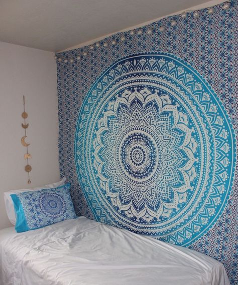 20161218092000-rmtb4751 Indian Wall Decor, Hippie Bedding, Bohemian Bedspread, Mandala Tapestries Wall Hangings, Blue Tapestry, Indian Tapestry, Mandala Wall Hanging, Hippie Tapestry, Tapestry Bedroom