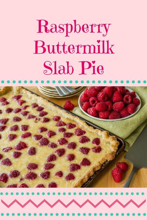 raspberry buttermilk slab pie recipe  #pie #pies #slabpie #slabpierecipe #raspberrypie #raspberrybuttermilkslabpie #recipeoftheday Raspberry Recipe, Berries Dessert, Slab Pies, Slab Pie Recipes, Fruity Dessert, Fruit Pies, Slab Pie, Raspberry Recipes, Sheet Cakes