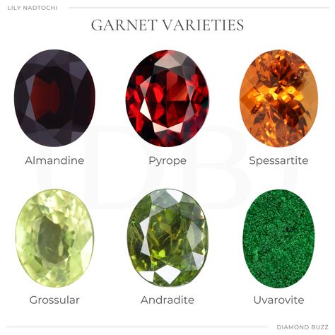 Types Of Garnet, Formal Red Round Gemstones, Pretty Gemstones, Luxury Red Gemstones With Accent Stones, Energy Stones Crystal Healing, Elegant Red Natural Gemstones, 2022 Jewelry, Gemstones Chart, Red Cabochon Gemstones