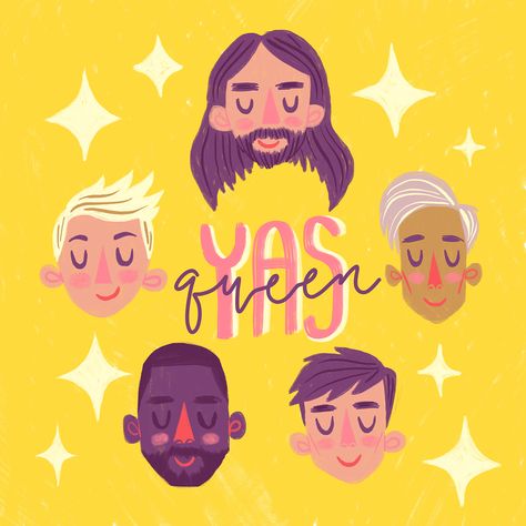 Swipe for timelapse! I was super happy when they announced last week that there will be a second season of Queer Eye on Netflix! A big… Queer Eye Quotes, Yes Queen, Yaas Queen, Eye Aesthetic, Funny Guys, Fab 5, Eye Quotes, Queer Eye, Fab Five