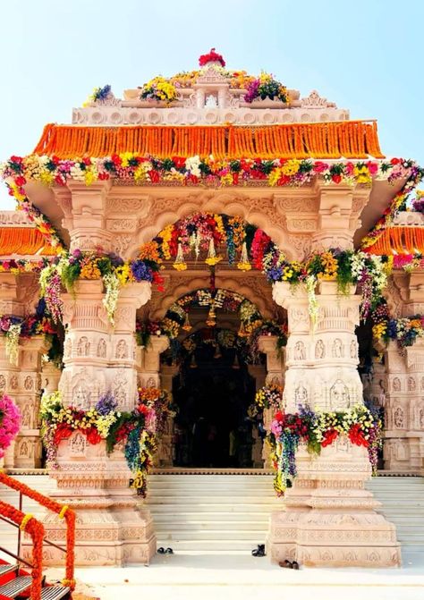 Ayodhya Temple, Shree Ram Mandir, Ayodhya Ram, Temple India, Krishna Temple, New Images Hd, Ram Ji, Dj Images Hd, India Architecture