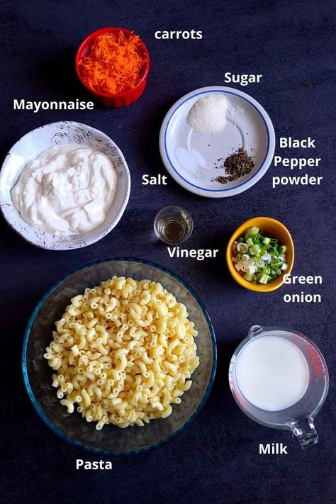 Classic and simple, Hawaiian Macaroni Salad is the delectable part of the plate lunch in the Hawaiian Islands. Super easy to make with elbow macaroni, mayonnaise, milk, vinegar, onion, carrots, and basic spices…. this popular pasta salad is the perfect blend of sweet, tangy, and savory. It is a side dish that is perfect for all kinds of occasions and one of our favorite Hawaiian foods of all time. #macsalad #hawaiianrecipe #hawaiianmacsalad #macaronisalad Mayonnaise Pasta Recipe, Easy Macaroni Salad Simple, Mayonnaise Pasta, How To Cook Macaroni, Elbow Pasta Recipes, Mac Salad Recipe, How To Make Macaroni, Pasta With Mayonnaise, Hawaiian Foods