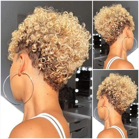 Short Natural Hairstyles, Natural Hairstyles For Black Women, Natural Hair Haircuts, Short Natural Haircuts, Curly Styles, Tapered Natural Hair, Natural Hair Cuts, Natural Hair Short Cuts, Hair Color Caramel