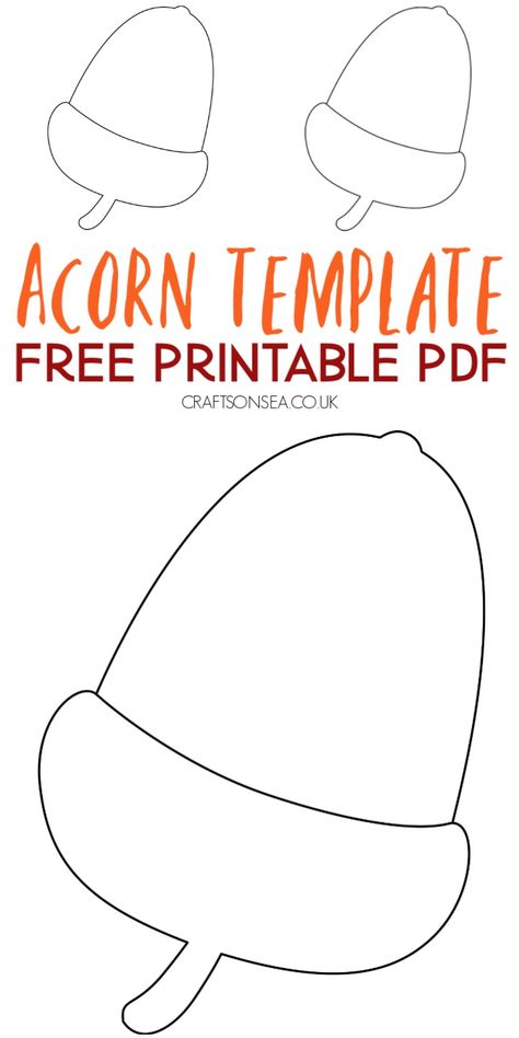 acorn template free printable #fallcrafts Acorn Sewing Pattern Free, Free Printable Acorn Template, Acorn Arts And Crafts, Christmas Applique Patterns Templates Free Printable, Fall Templates Printables, Acorn Template Free Printable, Applique Templates Printable Free, Acorn Printable, Free Sewing Patterns Printable