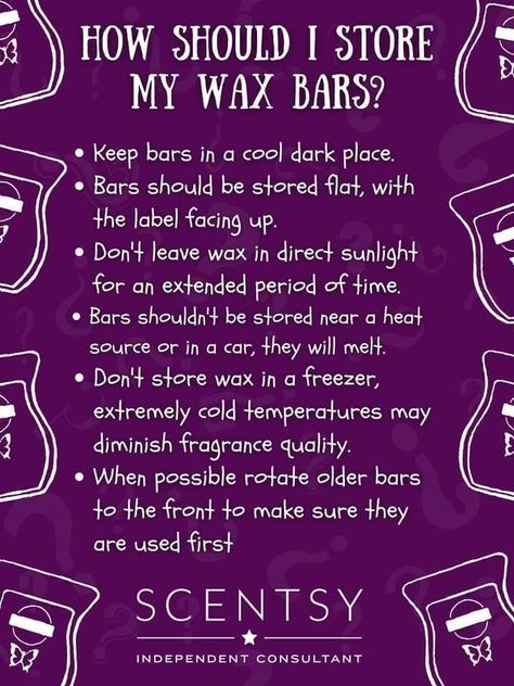 Did you know there is a right and wrong way to store your Scentsy Wax Bars? Selling Scentsy Tips, Wax Melt Interaction Posts, Scentsy Ideas Printables Prints, Scentsy Tips And Tricks, Scentsy Party Ideas, Scentsy Post Ideas, What Is Scentsy, Scentsy Ideas Printables, Messenger Party