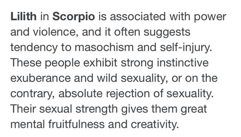 Lilith Scorpio, Scorpio Lilith, Lilith In Scorpio, Fear Leads To Anger, Scorpio Ascendant, Personality Chart, Black Moon Lilith, Scorpio Zodiac Facts, Adventure Life