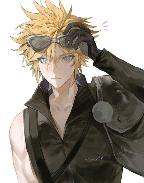 Cloud Strife Art, Final Fantasy Xvii, Final Fantasy Cloud, Final Fantasy Xii, Advent Children, Comic Book Art Style, Final Fantasy Artwork, Final Fantasy X, Final Fantasy Art