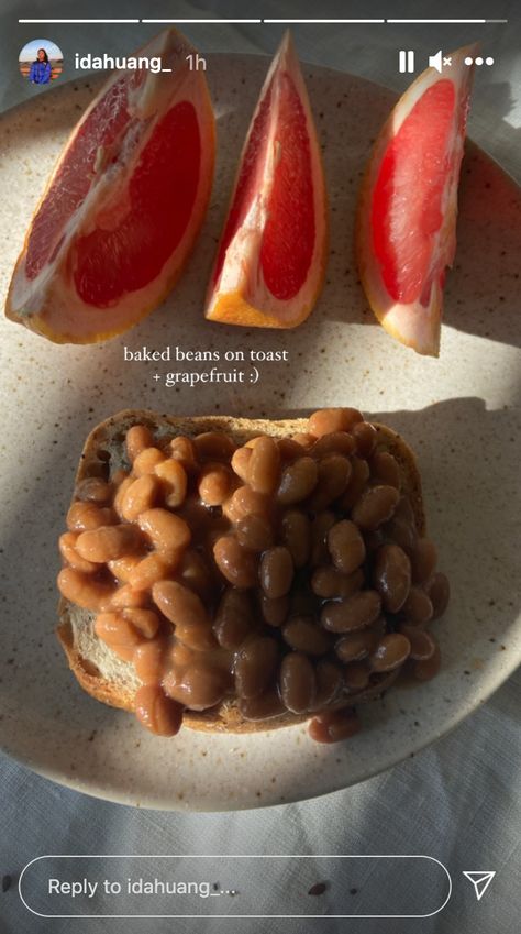 Beans On Toast Aesthetic, Roast Aesthetic, Beans Aesthetic, Toast Aesthetic, Baked Beans On Toast, Beans On Toast, Bakery Foods, Food Motivation, Healthy Food Motivation