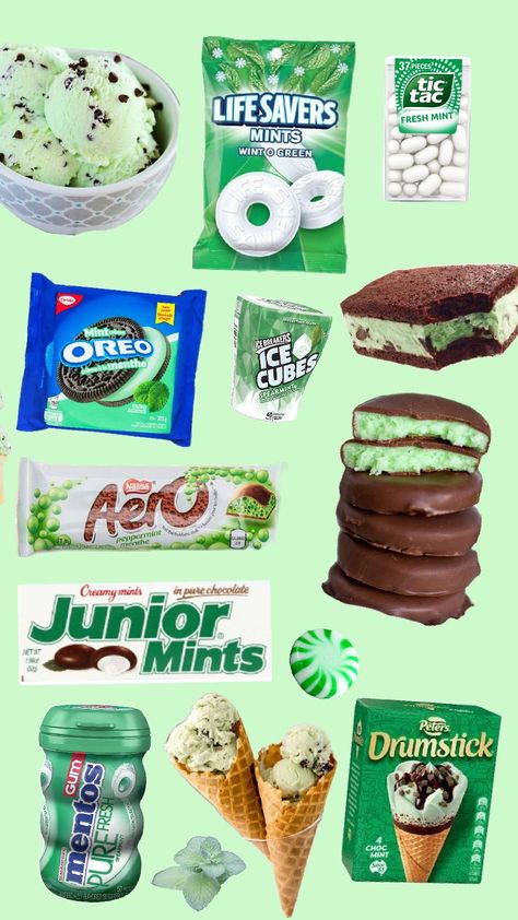 I <3 mint #mint #chocolate #mintchip Ice Breakers Candy, Mint Aesthetic, Junior Mints, Ice Breakers, Fresh Mint, Mint Chocolate, Life Savers, Oreo, Gum