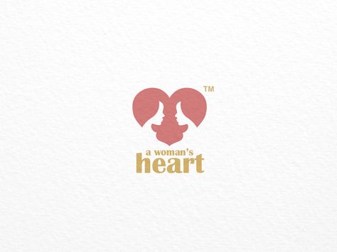 A woman's heart logo by Chidochashe Heart Branding, Heart Brand, Elegant Branding, Startup Company, Heart Logo, Saint Charles, Brand Experience, Show And Tell, Safe Space