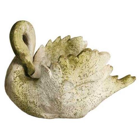 Fresh from the Water - 16 Swan Planter, Plastic Planter Boxes, Garden Chic, Window Planter Boxes, Urn Planters, Cast Stone, Animal Statues, Wall Planter, Garden Statues