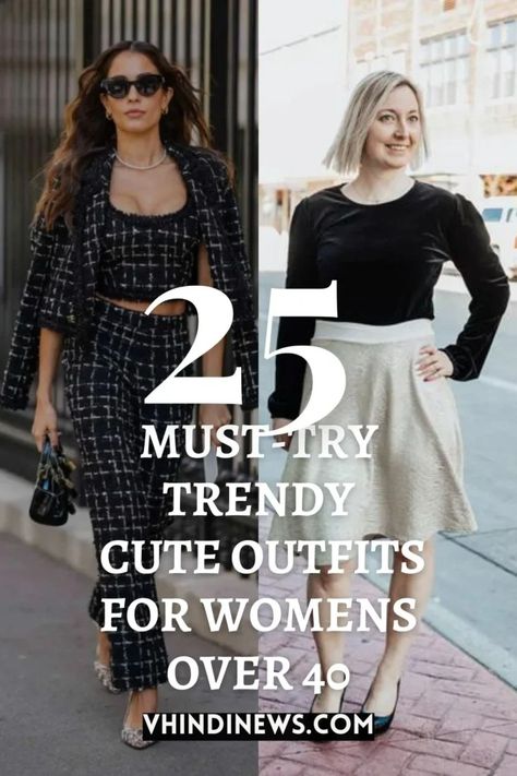 25 Best Trendy outfits for Womens over 40 Must-Try Attire in you 40s 55 Women’s Style Over 40, Style In Your 40s For Women, Fashion For 40 Year Old Women, Fashion In Your 40s Woman, Outfit Ideas For Women Over 40, Outfits For Women In Their 40s, Outfits For 40 Year Old Women, Outfits 40s, Buisness Casual