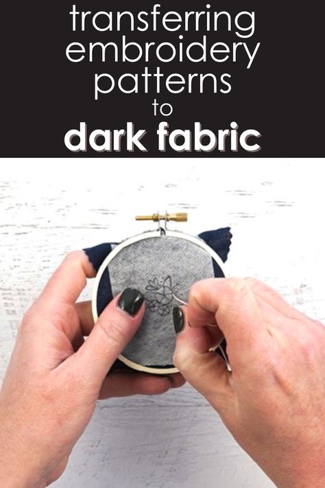 Embroidery Dark Fabric, Embroidery On Stretch Fabric, Embroidery On Dark Fabric, Embroidery On Black Fabric, Embroidery Patterns Tutorials, Free Hand Embroidery Patterns, Dark Embroidery, Surface Embroidery, Embroidery Instructions