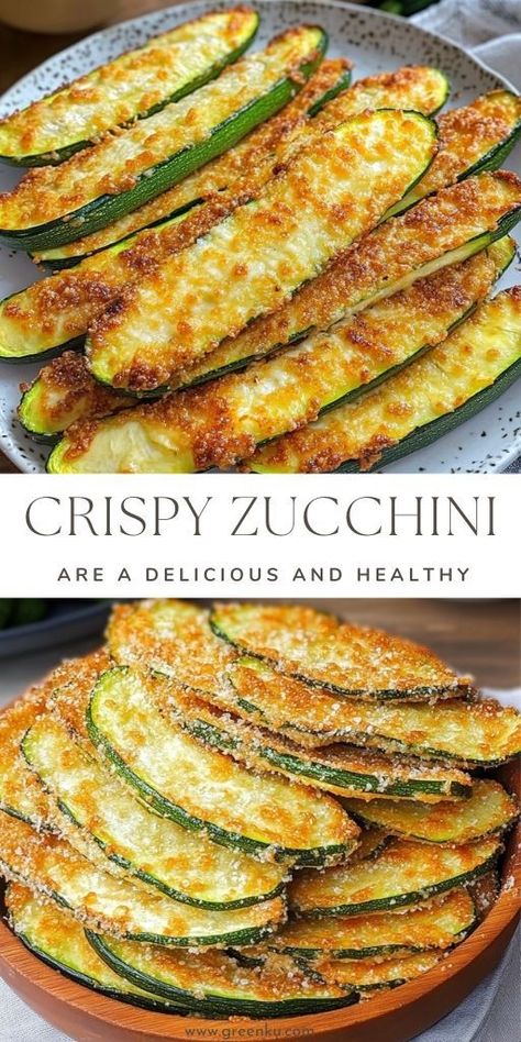 Parmesan Zucchini Fries, Crispy Zucchini, Easy Zucchini Recipes, Dandelion Jelly, Roasted Vegetable Recipes, Vegetable Side Dishes Recipes, Parmesan Zucchini, Zucchini Fries, 3 Eggs