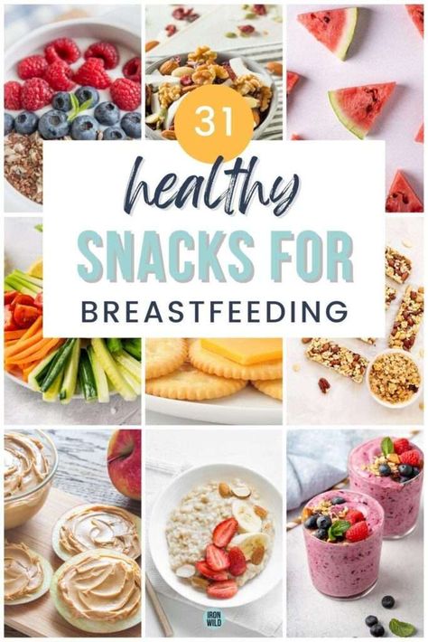 Snacks For Breastfeeding Moms, Snacks For Breastfeeding, List Of Healthy Snacks, Healthy Breastfeeding Snacks, Breastfeeding Snacks, Healthy Snacks List, Breastfeeding Foods, Lactation Recipes, Breastfeeding Diet