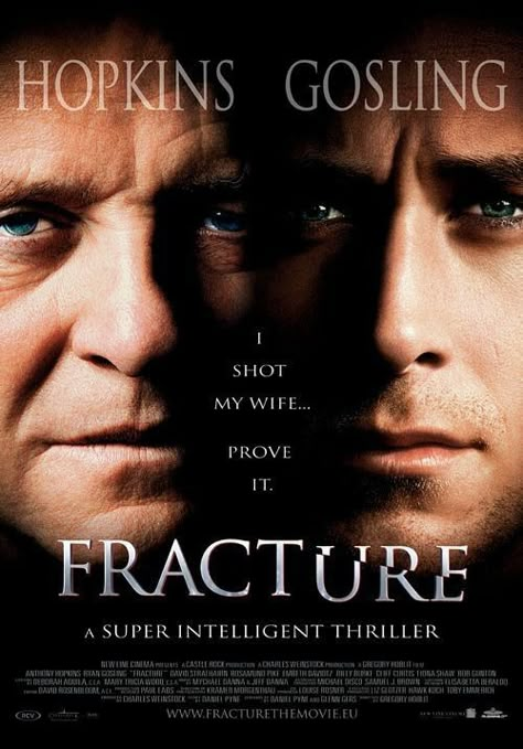 Fracture Movie, Detective Movies, Sir Anthony Hopkins, Ingmar Bergman, Movies Worth Watching, Anthony Hopkins, Thriller Movies, Movie Gifs, Alfred Hitchcock