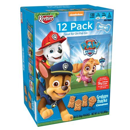 Graham Cracker Treats, Single Serve Snacks, Trail Mix Cookies, Graham Cracker Cookies, Cracker Cookies, Paw Patrol Birthday Party, Patrol Party, Cracker Snacks, Paw Patrol Party