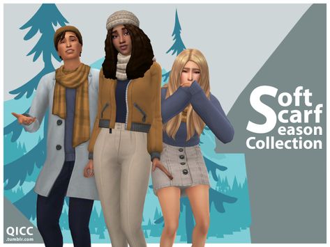 Sims 4 Scarf, Kids Maxi, The Sims 4 Pc, Sims 4 Mm Cc, Sims 4 Mm, Sims4 Clothes, Sims 4 Cc Packs, Sims 4 Collections, Soft Scarf