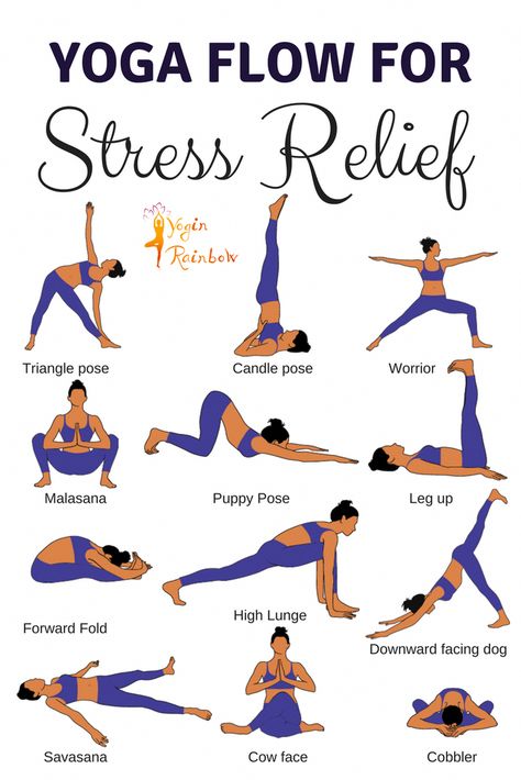 Knowing how to relieve this stress is important and one of the most efficient ways is to do mind-body practices, yoga poses that help reduce stress, lower blood pressure and lower heart rate. Latihan Dada, Bolesti Chrbta, Body Transformations, Yoga Online, Yoga Posen, Trening Fitness, Relaxing Yoga, Yoga Exercises, Easy Yoga Workouts