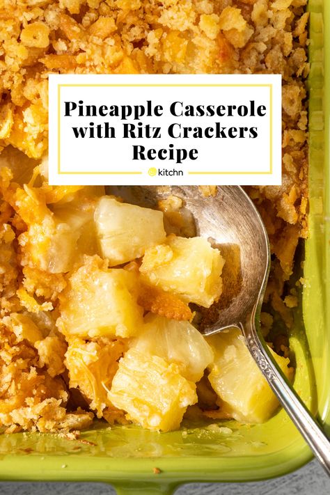 Pineapple Ritz Cracker Dessert, Recipes With Ritz Crackers, Pineapple Cheese Ritz Cracker, Pineapple Cracker Casserole, Pineapple Graham Cracker Dessert, Corn Casserole With Ritz Crackers, Ritz Cracker Pineapple Casserole, Pineapple Casserole Recipe, Pineapple And Cheese Casserole