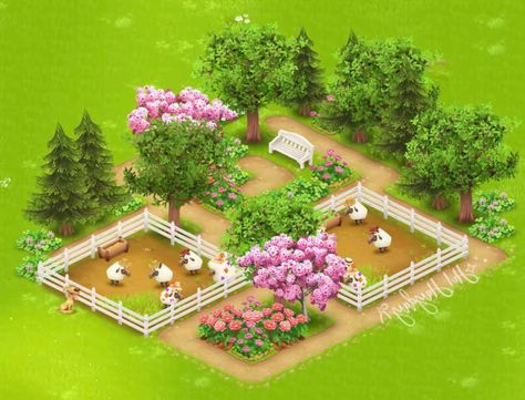 Hay Day Farm Design Beginner, Hayday Animals Design, Hayday Driveway Design, Hay Day Pig Design, Hayday Horse Stable Design, Hayday Layout Ideas Whole Farm, Hay Day Farm Design Ideas Simple, Hay Day Crop Design, Hay Day Design Ideas