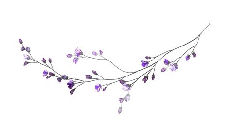 Limonium Flower Tattoo, Vine Underboob Tattoo, Wisteria Tattoo, Small White Tattoos, Small Flower Tattoos For Women, Diy Wire Jewelry Rings, M Tattoos, Flower Wrist Tattoos, Branch Tattoo