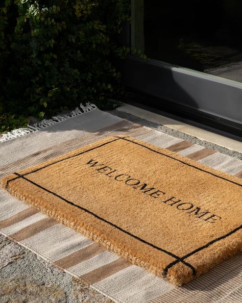 Indoor/Outdoor Area Rugs For Patio or Porch by McGee & Co. Taper Holders, Braided Jute Rug, Block Print Quilt, Mcgee & Co, Front Door Mats, Studio Mcgee, Indoor Air Pollution, Indoor Outdoor Rug, Fragrance Diffuser