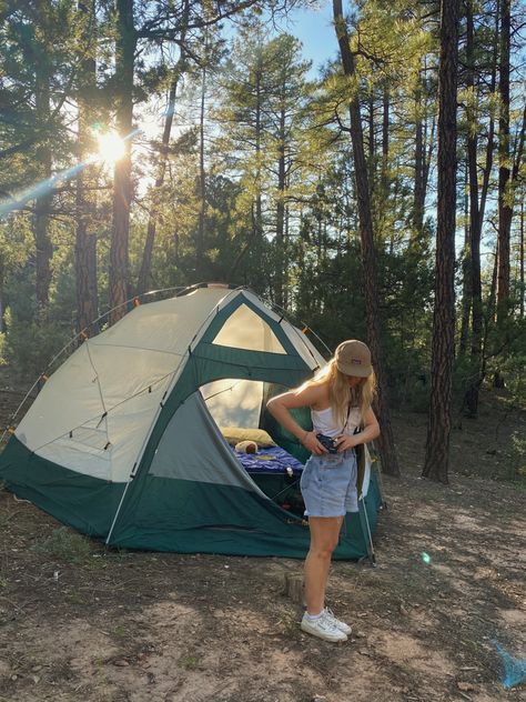 #camping #granola #woods #forest #tent #aestheticcamping #film #patagonia #patagoniahat #northfacerainjacketwomensxxl Rain Tent, Patagonia Hat, Aesthetic Camping, Camping Girl, Granola Aesthetic, Granola Girl Aesthetic, Camping Inspiration, Camping Aesthetic, Senior Trip