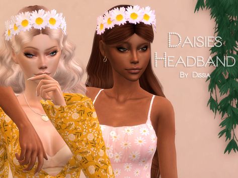 Flare Pants Pattern, Workout Bodysuit, Daisy Flower Crown, Bump Hairstyles, Sims 4 Cc Download, Daisy Headband, Steampunk Skirt, Sporty Dress, Best Sims