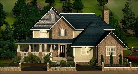 EveryoneSims: Large Family Home Sims 3 Houses Ideas, Family Houses, Ts3 Cc, 4 Family, Nice Family, Sims Houses, Houses Plans, Suburban House, Sims Ideas