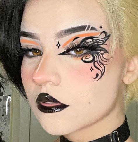 Goth Eye Makeup, Egyptian Makeup, Holloween Makeup, Punk Makeup, Makeup Drawing, Cute Eye Makeup, Graphic Makeup, Rave Makeup, Pinterest Makeup