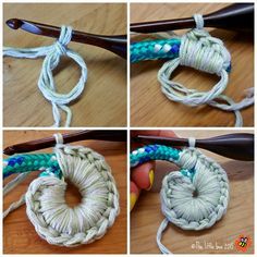 The Ropey Rainbow Basket - free tutorial Crochet Coiled Basket Tutorial, Rope Crochet Basket, Crochet Over Rope, Crochet Rope Rug, Crochet Storage Baskets Free, Rope Tutorial, Rainbow Basket, Coil Basket, Rope Rug