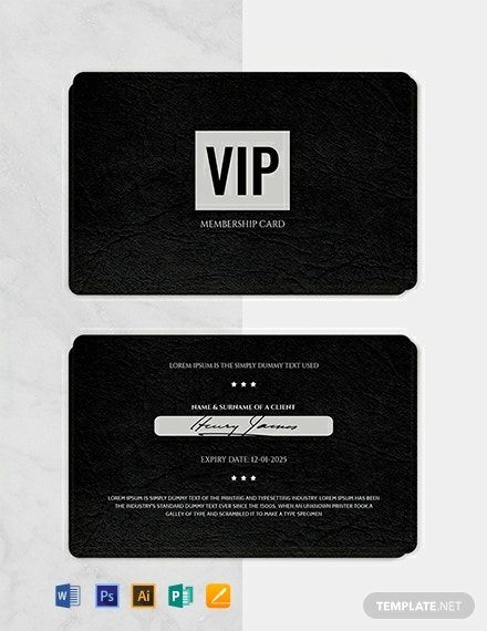 Membership Card Template, Vip Card Design, Gym Membership Card, Member Card, Vip Card, Id Card Template, Document Sign, Place Card Template, 카드 디자인