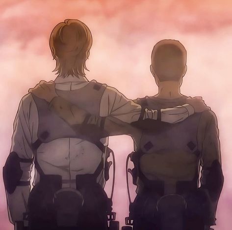 Jean and Connie Connie Fanart Aot, Connie Springer Aesthetic, Connie Springer Season 4, Connie X Jean, Jean Connie And Sasha, Connie Jean Sasha, Sasha Connie And Jean, Connie Sasha Jean, Connie Springer Fanart