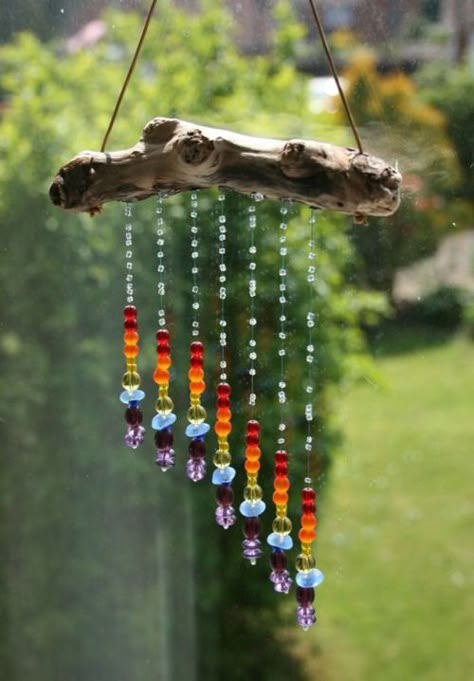 Photo | Runaway Gypsy | Bloglovin’ Carillons Diy, Funny Vine, Diy Wind Chimes, Driftwood Crafts, Driftwood Art, Nature Crafts, Dreamcatchers, Garden Crafts, Diy Tips