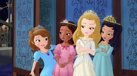 Princess Sofia The First, Klub Winx, Friend Cartoon, Cartoon Profile Pictures, Sofia The First, Princess Sofia, Old Disney, Group Of Friends, Cartoon Profile Pics