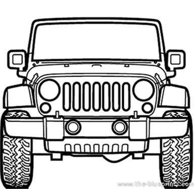 Jeep Rubicon 3D Model on Behance Jeep Clipart Black And White, Thar Jeep Sketch, Thar Jeep Drawing, Jeep Wrangler Drawing, Jeep Drawing Easy, Jeep Cartoon, Jeep Sketch, Jeep Coloring Pages, Jeep Png