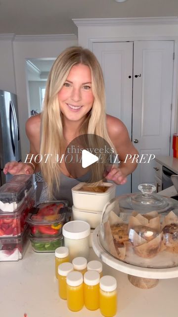 HALEY HENDEL on Instagram: "Weekly Hot  Mom Meal Prep. The best way to start the week. 

Drop a EATS and LIKE this post to get my grocery list + easy prep for the week ✨ 

As a busy mom of multiple babes, I’ve realized that spending an hour to an hour and half in the kitchen at the start of the week helps make our week smoother.

I’m not putting myself on the back burner, my kids have healthy snacks, lunches are easier to pack, and we are all eating high quality food with less food wasted.

I got burnt out with meal prep after doing it for years but this makes it seem way more manageable and there are always options to grab.

Always PREP
Fruits and veggies. Wash and store to make snacking easy. Ive been loving my protein ranch which you can grab below in the comments. 

MAKE 
🥞 protein pa Weekly Meal Prep Ideas Healthy, Meal Prep 12 Hour Shift, Meal Prep For Sports Moms, Weekly Food Prep Ideas, Family Meal Prep For The Week, Make Ahead Meals For The Week, Meal Prep For The Week Family, Healthy Lunchbox Ideas For Adults, Meal Prep Family Dinners