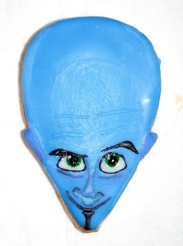 @Laura Beth Weier  Megamind sugar cookie Megamind Birthday Party, Tasty Treats, Yummy Treats, Birthday Ideas, Sugar Cookie, Birthday Party, Birthday